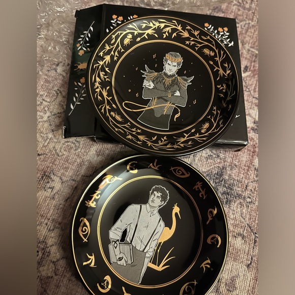 Bundle of Fairyloot trinket trays Cardan and James Herondale w bable tealight - Picture 2 of 2